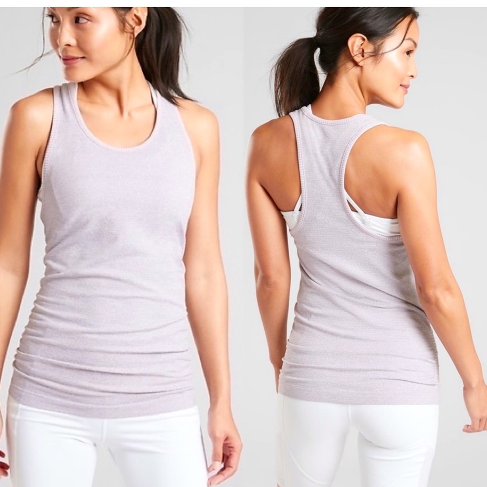 Athleta Speedlight Textured Tank in Simply Lilac